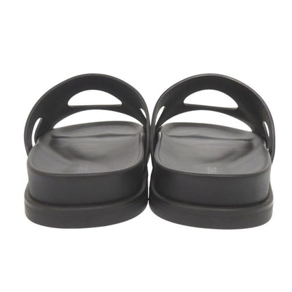 Hermes Edit Size 37 Leather Black Sandals 1289