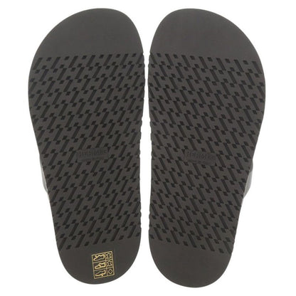 Hermes Edit Size 37 Leather Black Sandals 1289