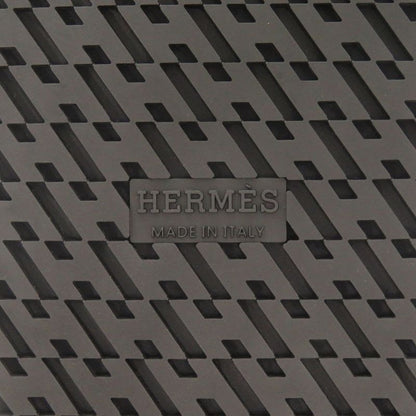 Hermes Edit Size 37 Leather Black Sandals 1289