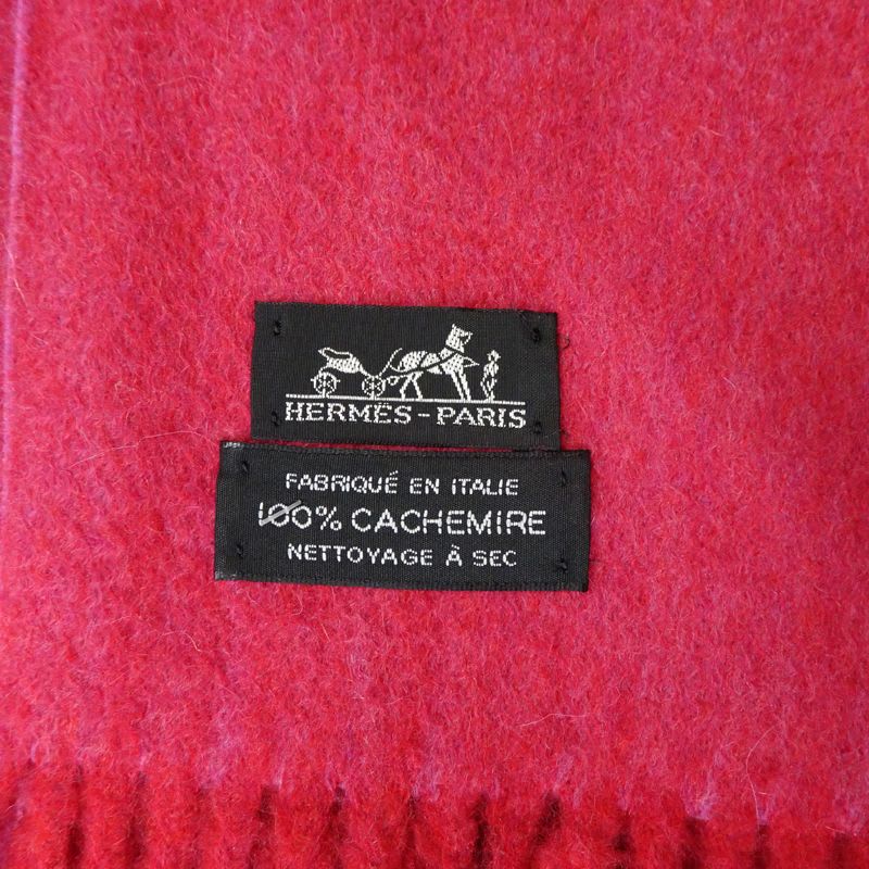 Hermes Cashmere Pink Shawl