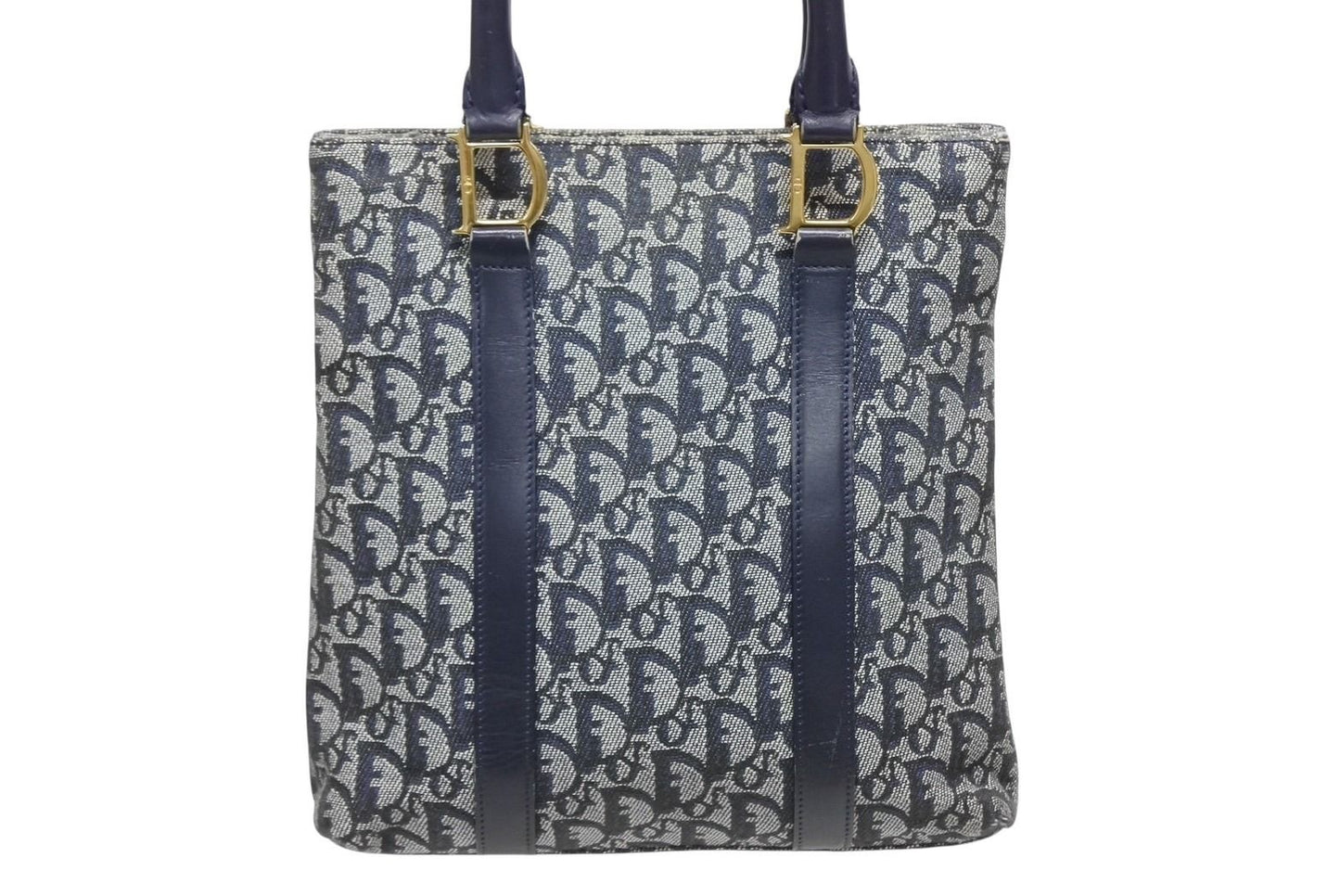 Dior Trotter Handbag 0 C 011 Navy Galliano
