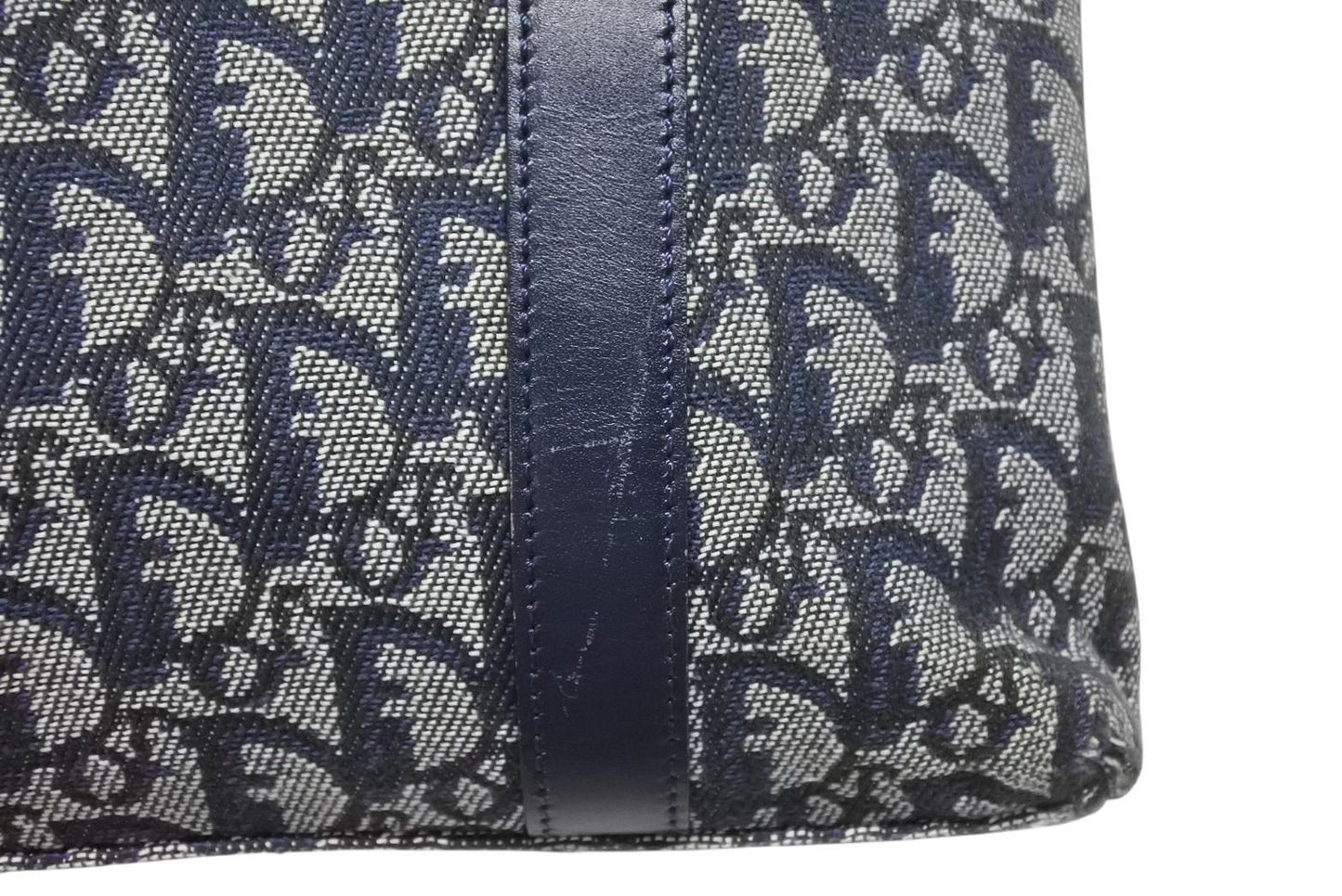 Dior Trotter Handbag 0 C 011 Navy Galliano — view 6