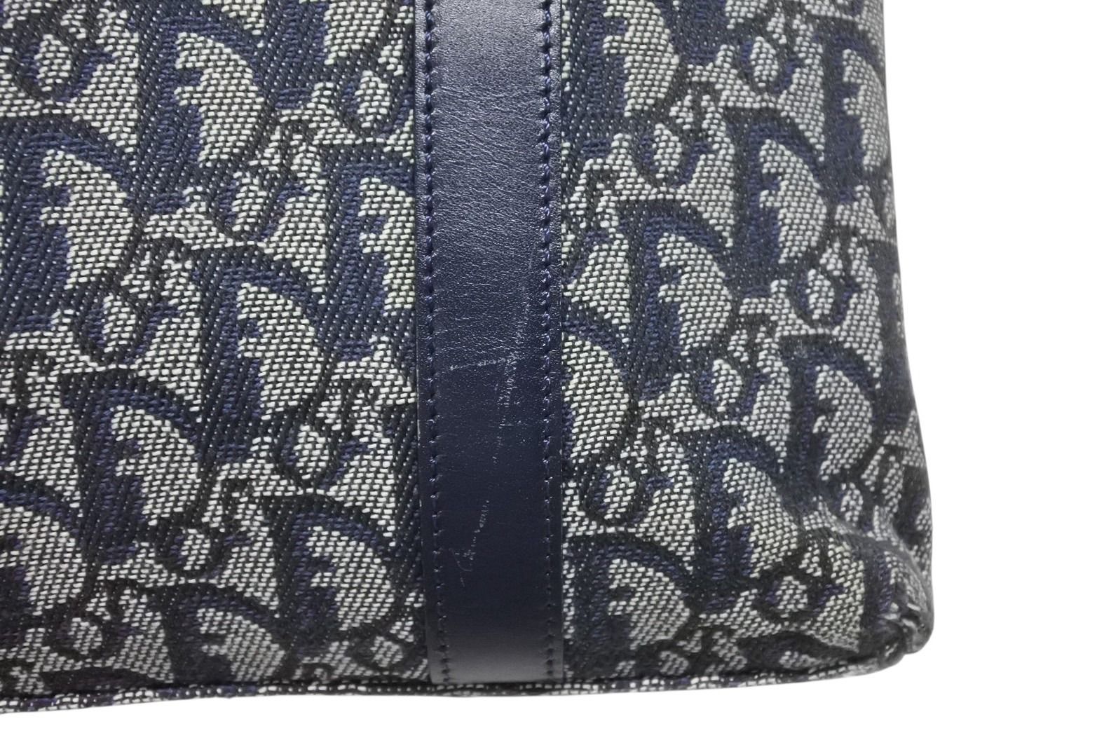 Dior Trotter Handbag 0 C 011 Navy Galliano — view 6