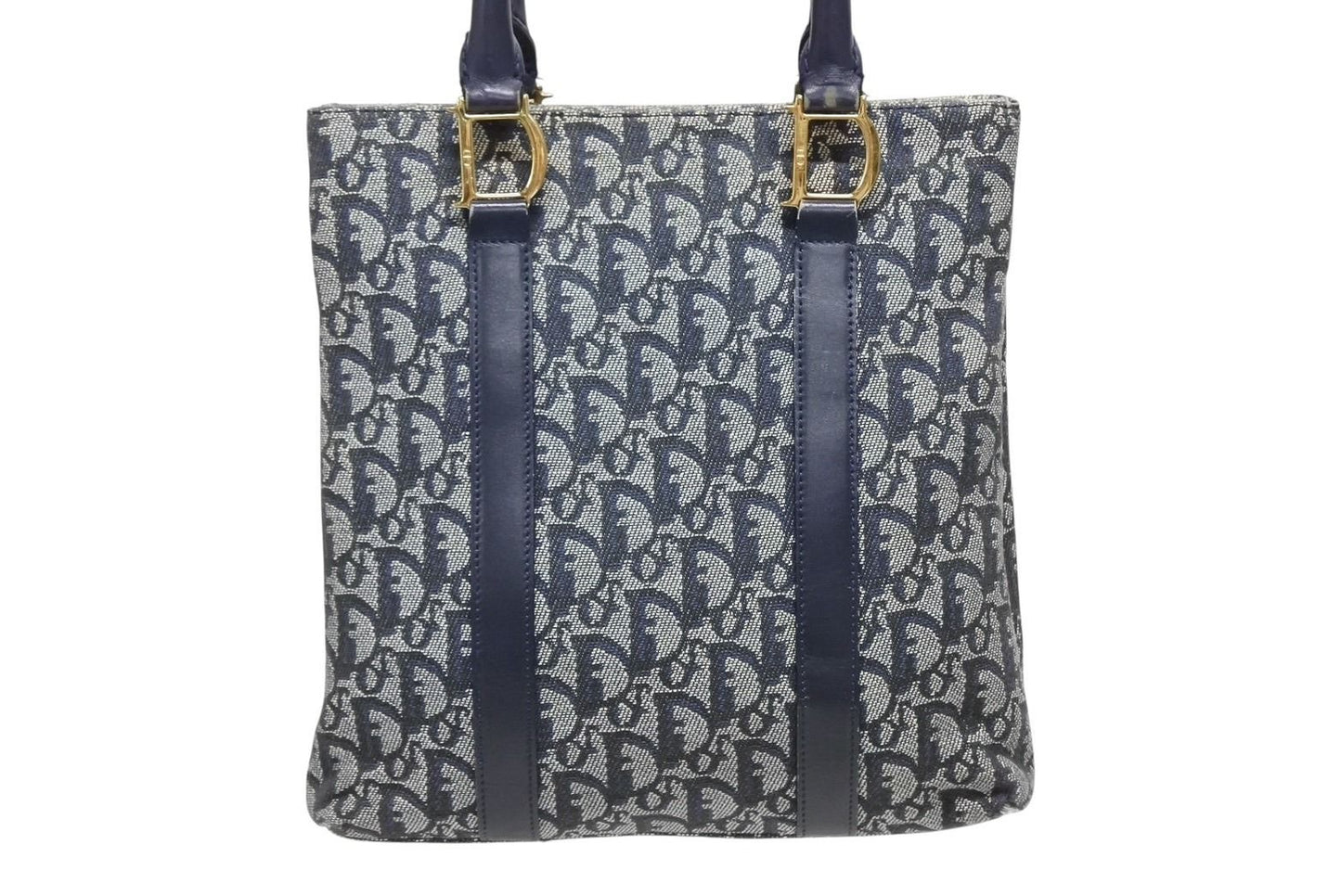 Dior Trotter Handbag 0 C 011 Navy Galliano — view 2