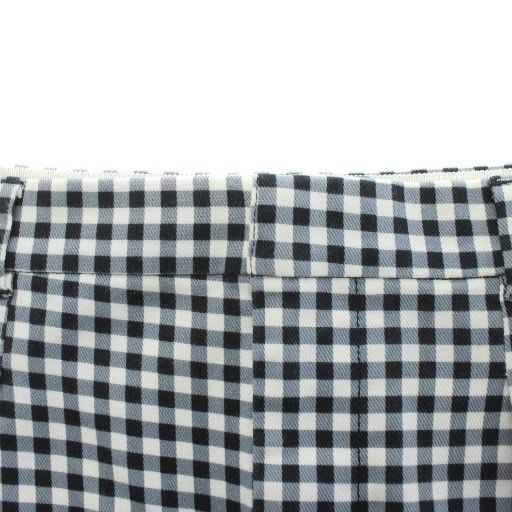 Louis Vuitton Brown Tag Shorts Gingham Check Zip Fly Black White XZ