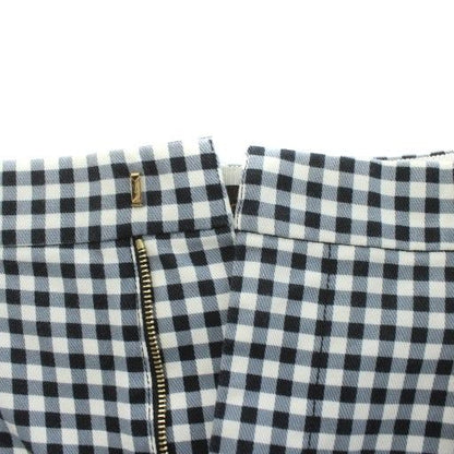 Louis Vuitton Brown Tag Shorts Gingham Check Zip Fly Black White XZ