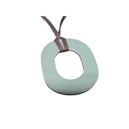 Hermes Necklace Ismu Pigman Pink Light Blue Lacquer Ladies