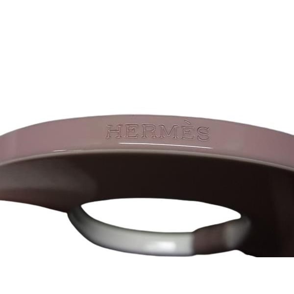 Hermes Necklace Ismu Pigman Pink Light Blue Lacquer Ladies