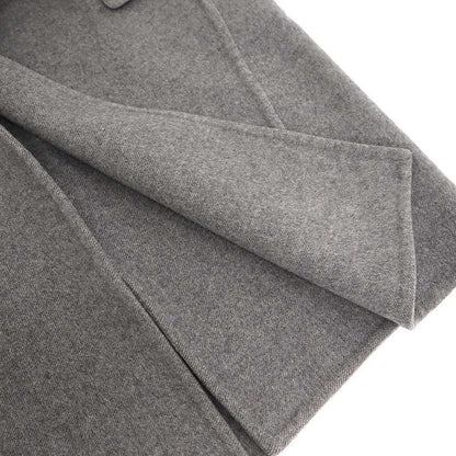 Celine By Phoebe Philo Egg Crombie Cashmere Coat 2 8H13 6700 Gray 36