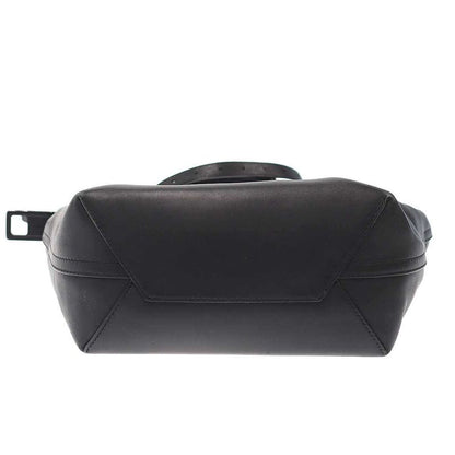 Balenciaga MEGA ZIP Leather Shoulder Bag 6618541000 Black