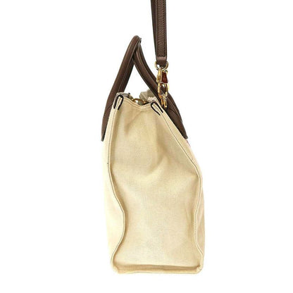 Gucci Sherry Line Fall Double 2WAY Shoulder Tote Bag 657422 Beige