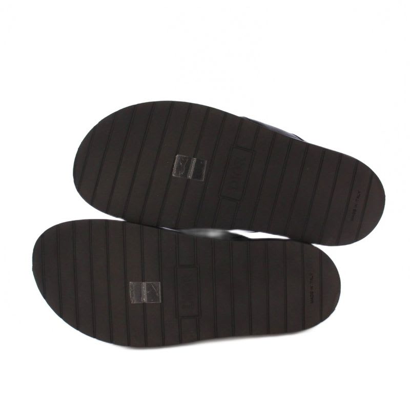 Dior Homme Diamond Logo Sandals Slippers 43 Black