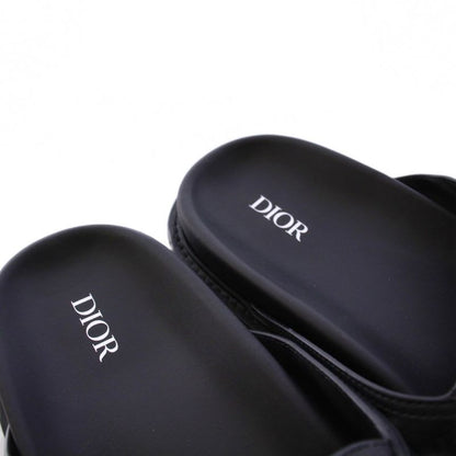 Dior Homme Diamond Logo Sandals Slippers 43 Black