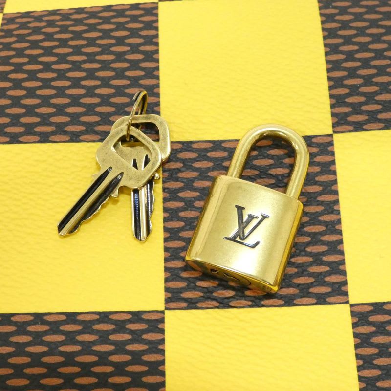 Louis Vuitton Damier Pop Speedy Bandouliere 50 cm Boston Bag