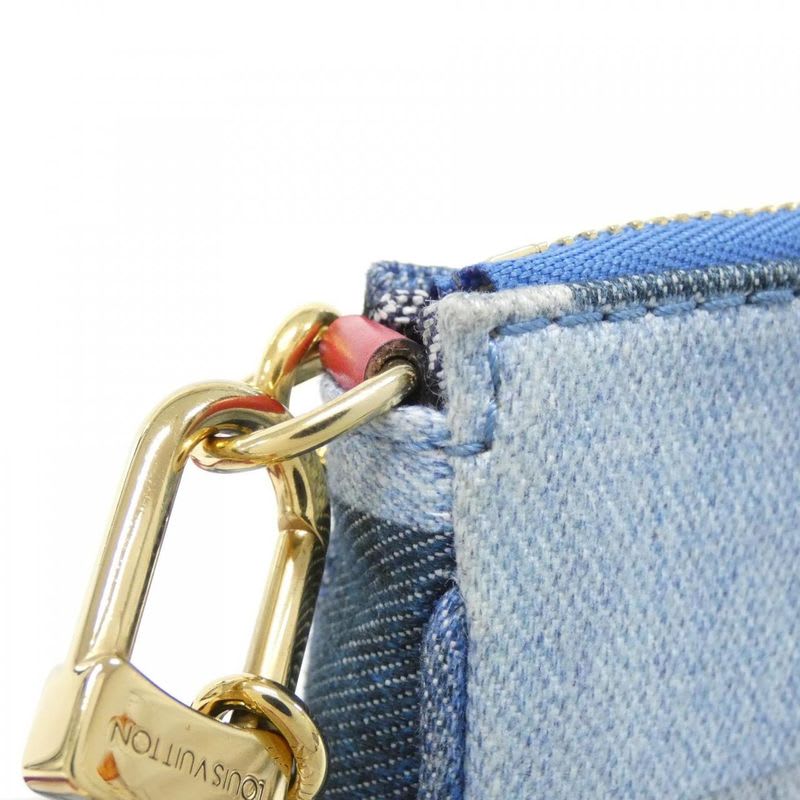 Louis Vuitton Denim Monogram Multi Pochette Accessory Shoulder Bag