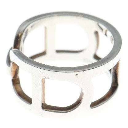 Hermes Ever Chaine D'ancre Ring Silver Size 54