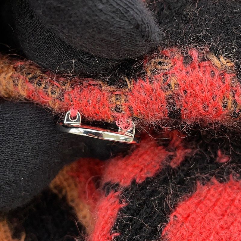Chanel Knit Leopard Sweater Cashmere Mohair Thigh 36 Top Brown Black Pink