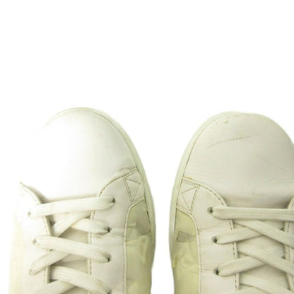 Louis Vuitton Luxembourg Monogram Sneakers Leather Low Cut White Ms1200 5.5