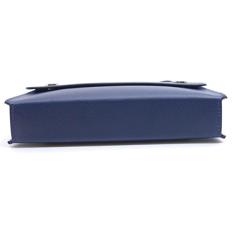 Hermes Nap To Go- K Stamp Manufactured In 2025 Blue-navy- Shoulder-bag