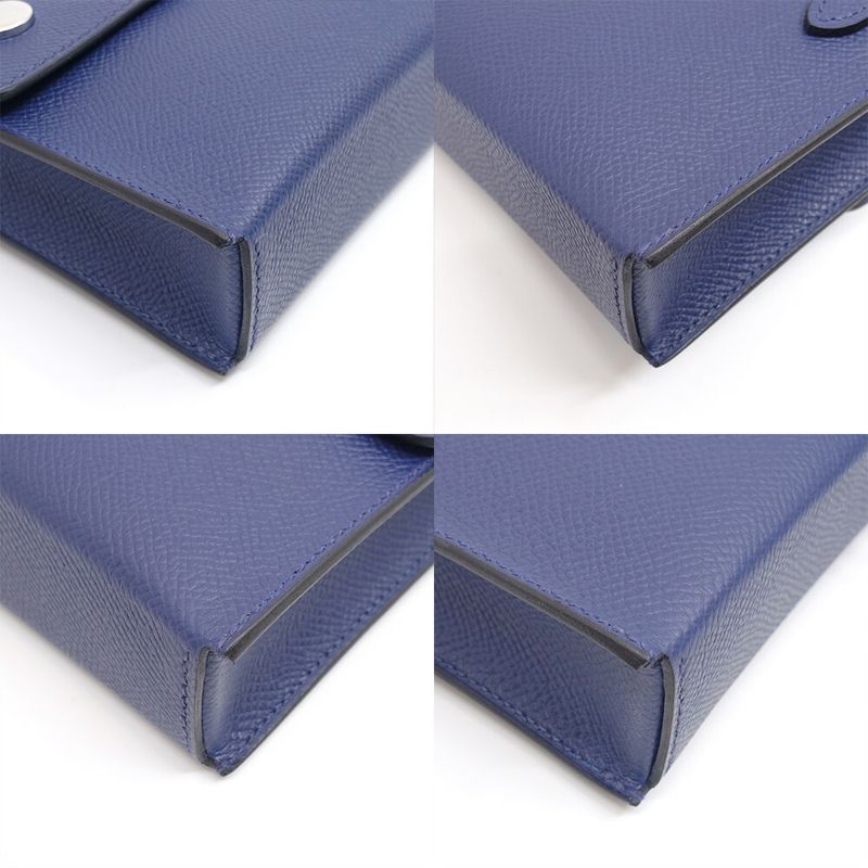 Hermes Nap To Go- K Stamp Manufactured In 2025 Blue-navy- Shoulder-bag