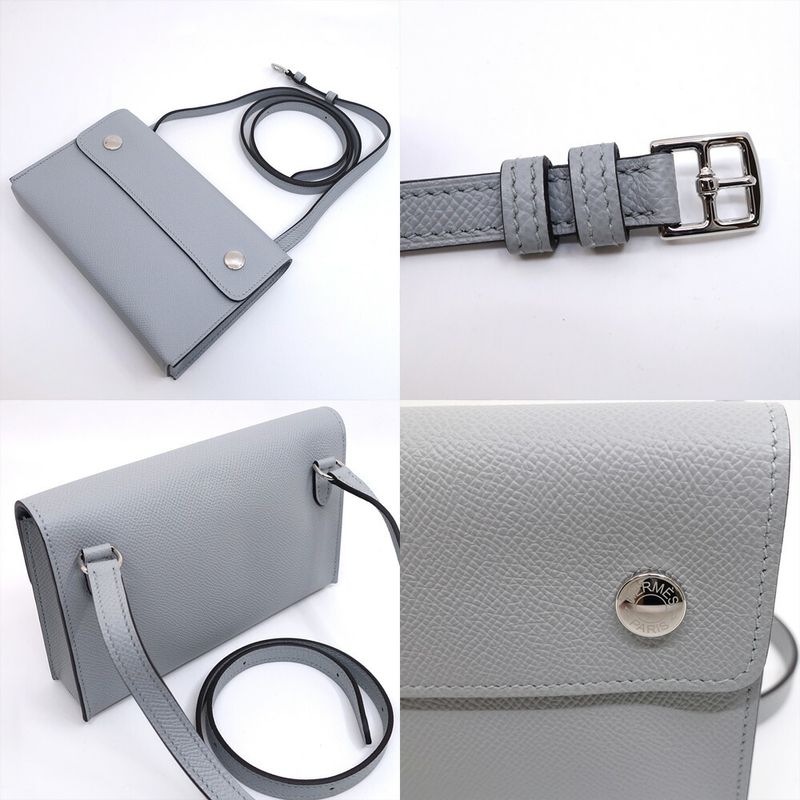 Hermes Nap To Go - K Stamp Manufactured In 2025 Ardoise Shoulder Bag