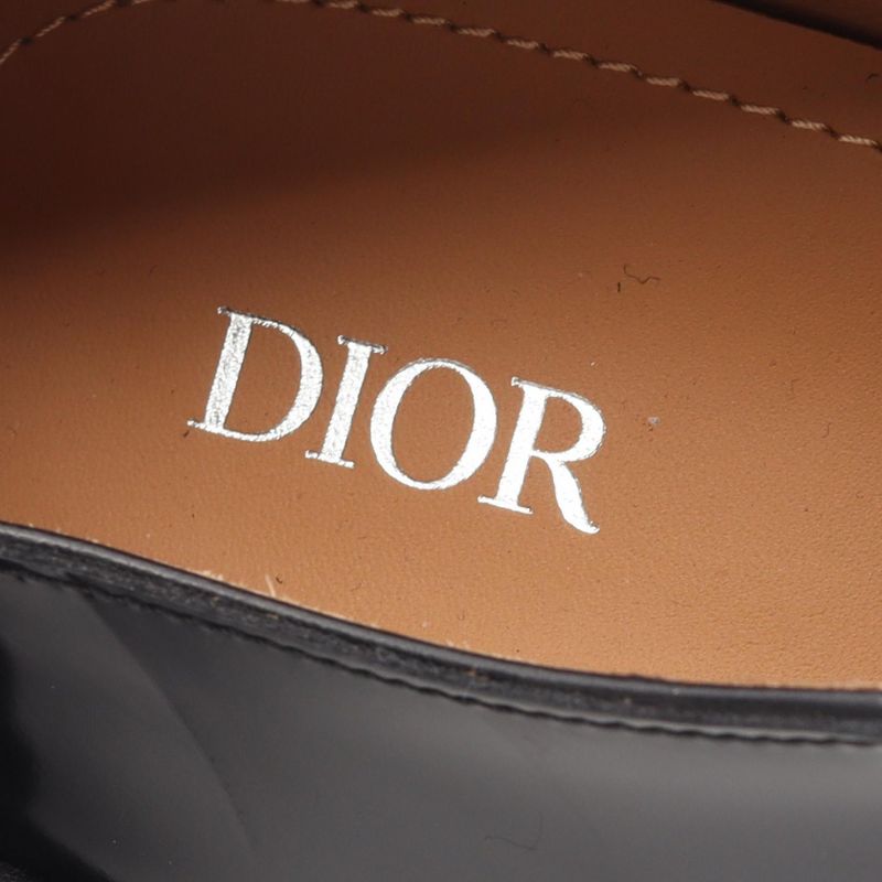 Dior Dress Shoes CD Logo Leather Shoes Men's Used A