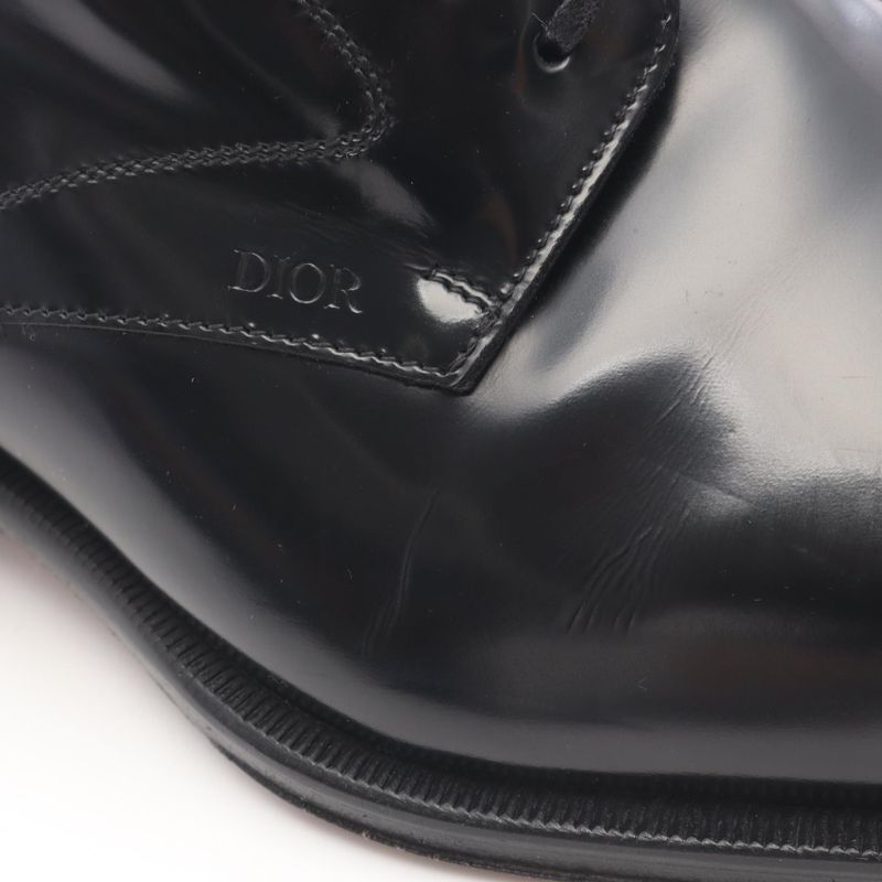 Dior Dress Shoes CD Logo Leather Shoes Men's Used A