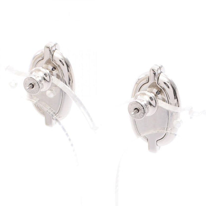 Hermes Earrings Mini Maillon Stainless Steel Earrings Women's Used A