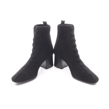 Hermes Boots Volver 60 Black Fabric Volver 60 Boots Black Ladies Used A