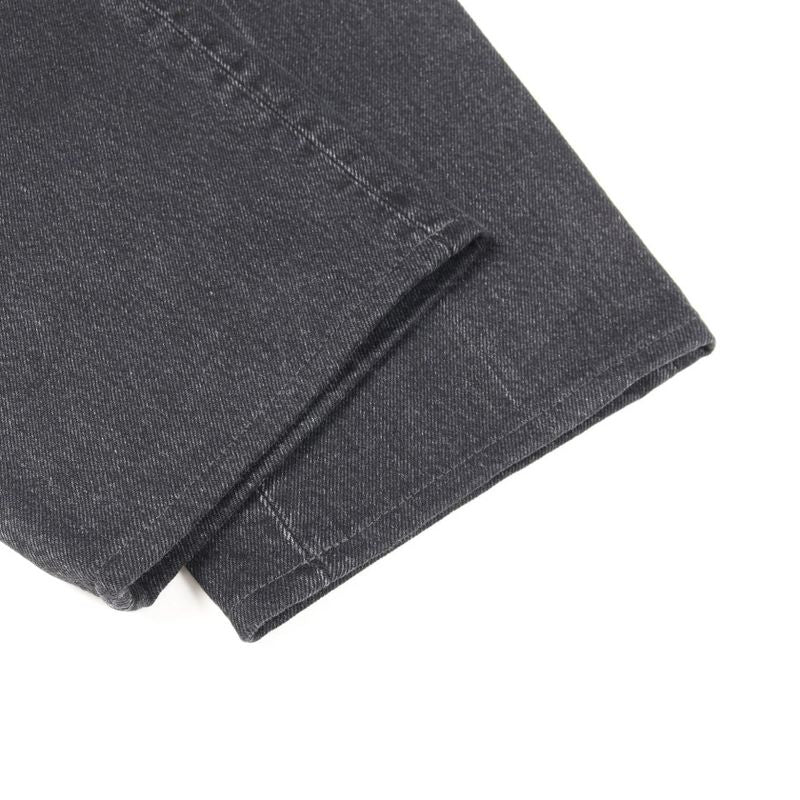 Chanel Denim Pants With Camellia Buttons Cotton Pants Women's Used B