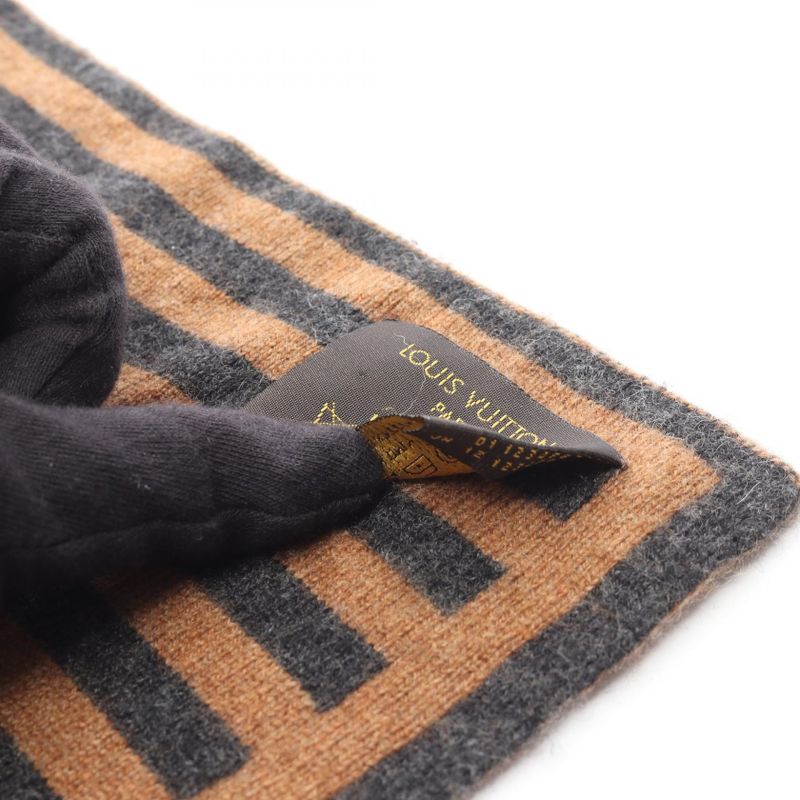 Louis Vuitton Muffler Echarpe V Color Column Other Muffler Unisex Used B