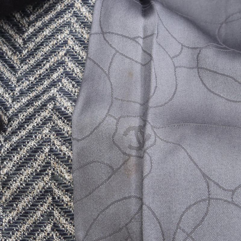 Chanel Tailored Jacket Coco Mark Fabric Jacket Women's Used A