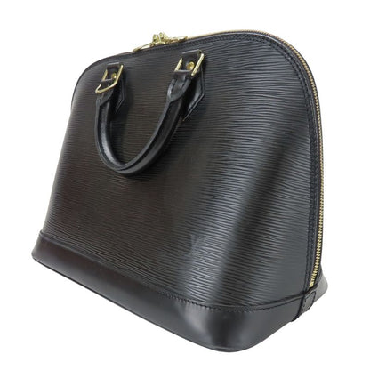 Louis Vuitton Handbag Alma M52142 Epi Leather Noir Black Gold Hardware Chic