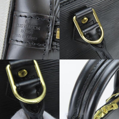 Louis Vuitton Handbag Alma M52142 Epi Leather Noir Black Gold Hardware Chic