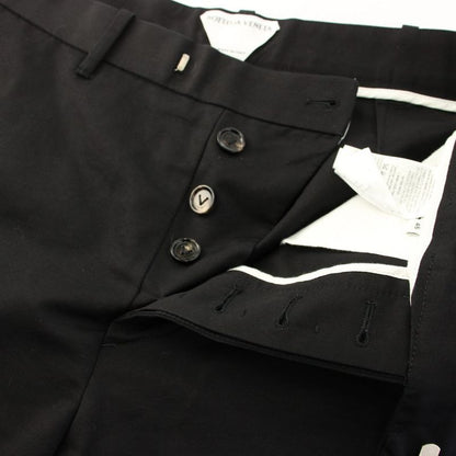 Bottega Veneta Cotton Pants Slacks 46 Black KH