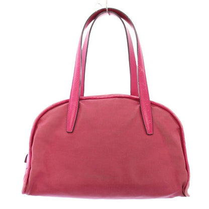Loewe Handbag Nylon Leather Padlock Key Pink BB • OH