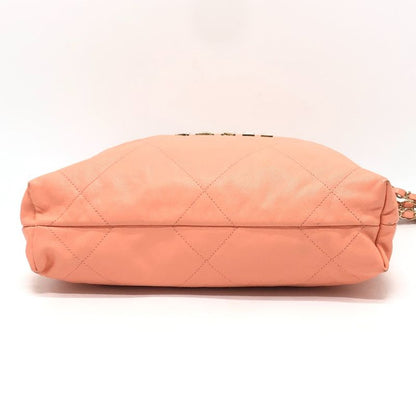 Chanel Shoulder Bag Chanel 22 Small As3260 Caviar Skin Coral Pink