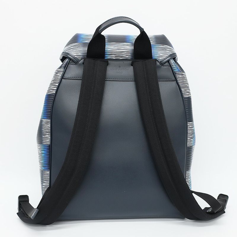 Louis Vuitton Montsouris Backpack Rucksack Sac Epi Damier Rush M23754