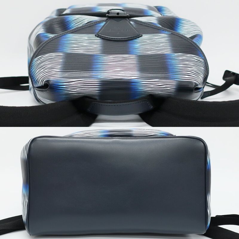 Louis Vuitton Montsouris Backpack Rucksack Sac Epi Damier Rush M23754
