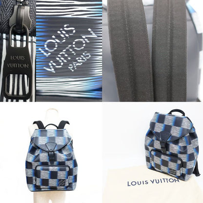 Louis Vuitton Montsouris Backpack Rucksack Sac Epi Damier Rush M23754