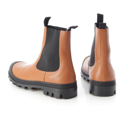 Loewe Leather Side Gore Volume Sole Chelsea Boots Ankle Short Shoes M816s05x03