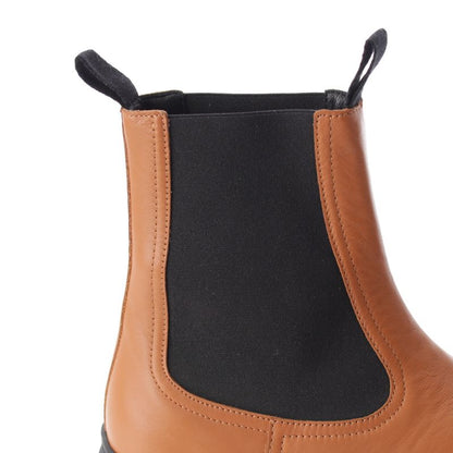 Loewe Leather Side Gore Volume Sole Chelsea Boots Ankle Short Shoes M816s05x03