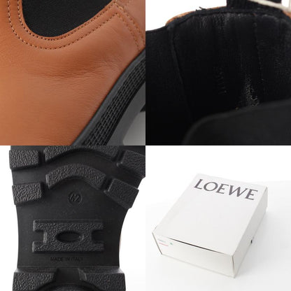 Loewe Leather Side Gore Volume Sole Chelsea Boots Ankle Short Shoes M816s05x03