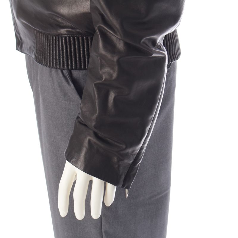 Dior Homme 12 Years Ash Period Lamb Leather Chris Van Ash Zip Up Blouson Jacket