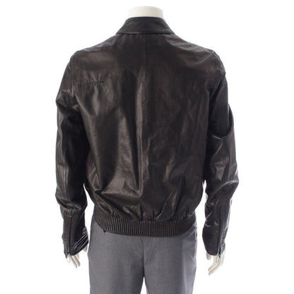 Dior Homme 12 Years Ash Period Lamb Leather Chris Van Ash Zip Up Blouson Jacket