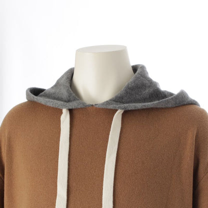 Loewe 19AW Cashmere Oversized Hood Knit Parka Hoodie Pullover Tops H3299900co