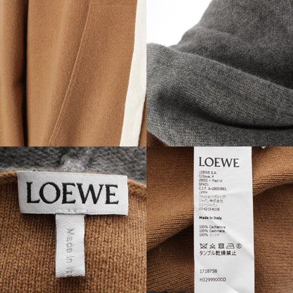 Loewe 19AW Cashmere Oversized Hood Knit Parka Hoodie Pullover Tops H3299900co