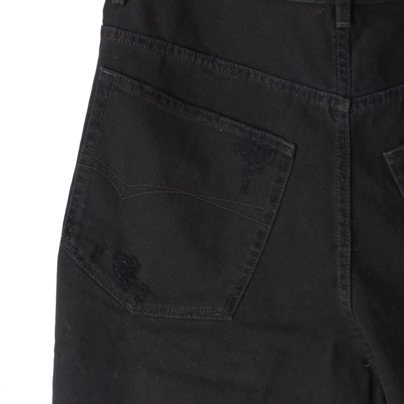 Balenciaga 22SS Cotton Distressed Oversized Destroy Short Denim Pants Bottoms