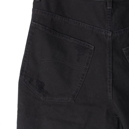Balenciaga 22SS Cotton Distressed Oversized Destroy Short Denim Pants Bottoms