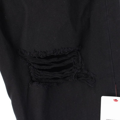 Balenciaga 22SS Cotton Distressed Oversized Destroy Short Denim Pants Bottoms
